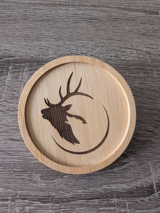 Elk and Wolf