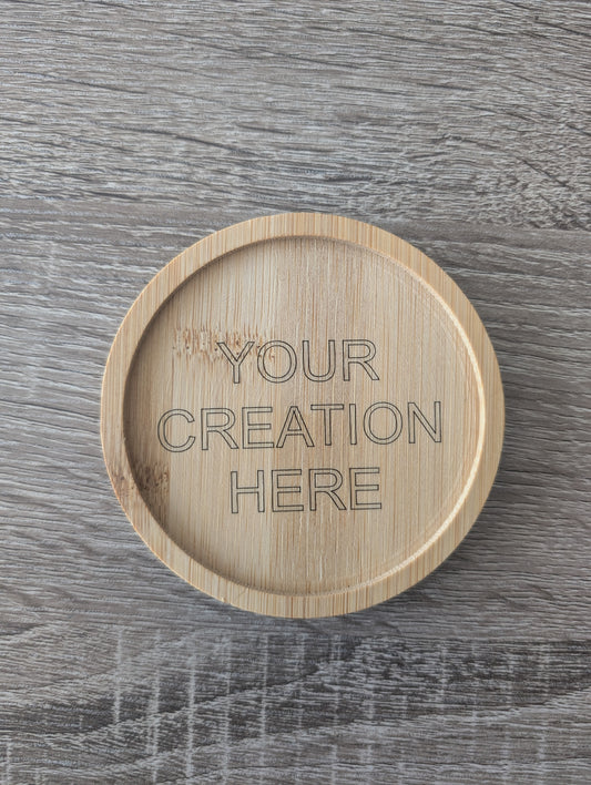 Custom Bamboo Coasters